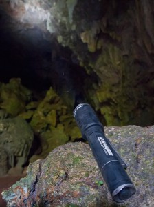 Ausleuchtung in Tropfsteinhöhle St. Herman's Cave (Belize) Ausleuchtung in Tropfsteinhöhle St. Herman's Cave (Belize)