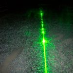 Laser über den Boden