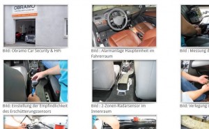 Ausschnitt der neuen Bildergalerie vom Umbau eines KFZ